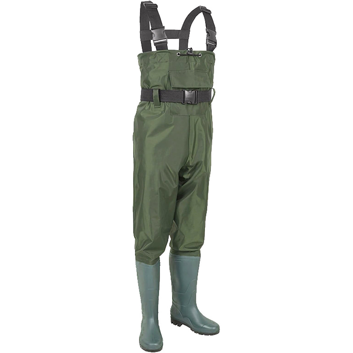 Waterproof Ultra-Light Breathable Wading Pants Nylon with Anti-Slip Boots - Black-46 - SuperSaverAU - view 5
