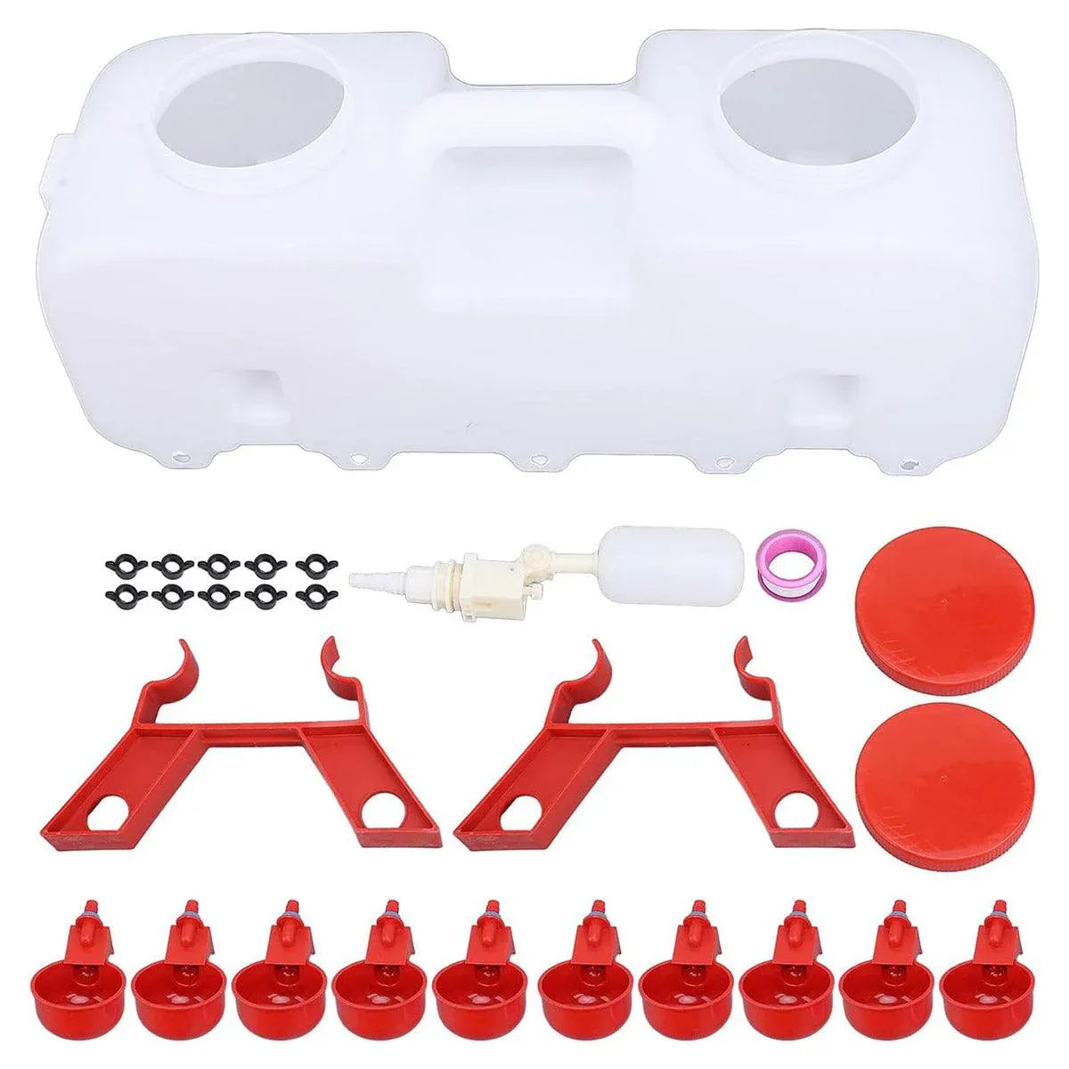 Premium 10L Automatic Poultry Waterer with 5 Drinking Cups