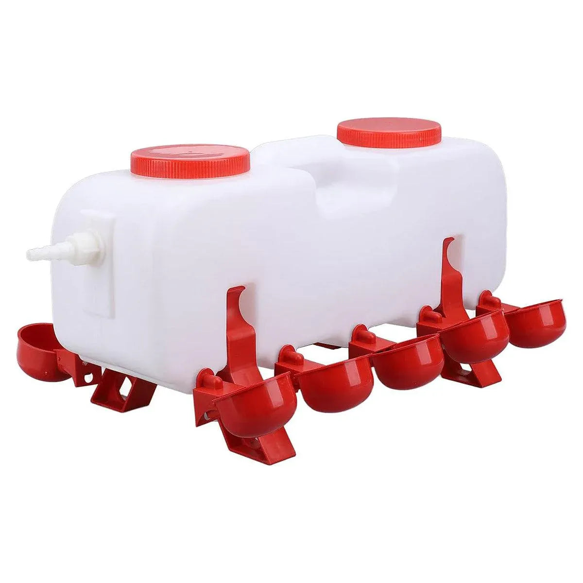 Premium 10L Automatic Poultry Waterer with 5 Drinking Cups