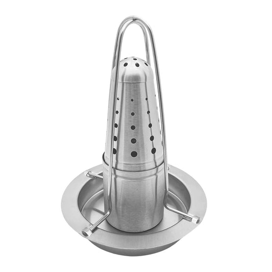 Stainless Steel Chicken Grill Rack 23x18x3cm Portable BBQ Roaster Outdoor