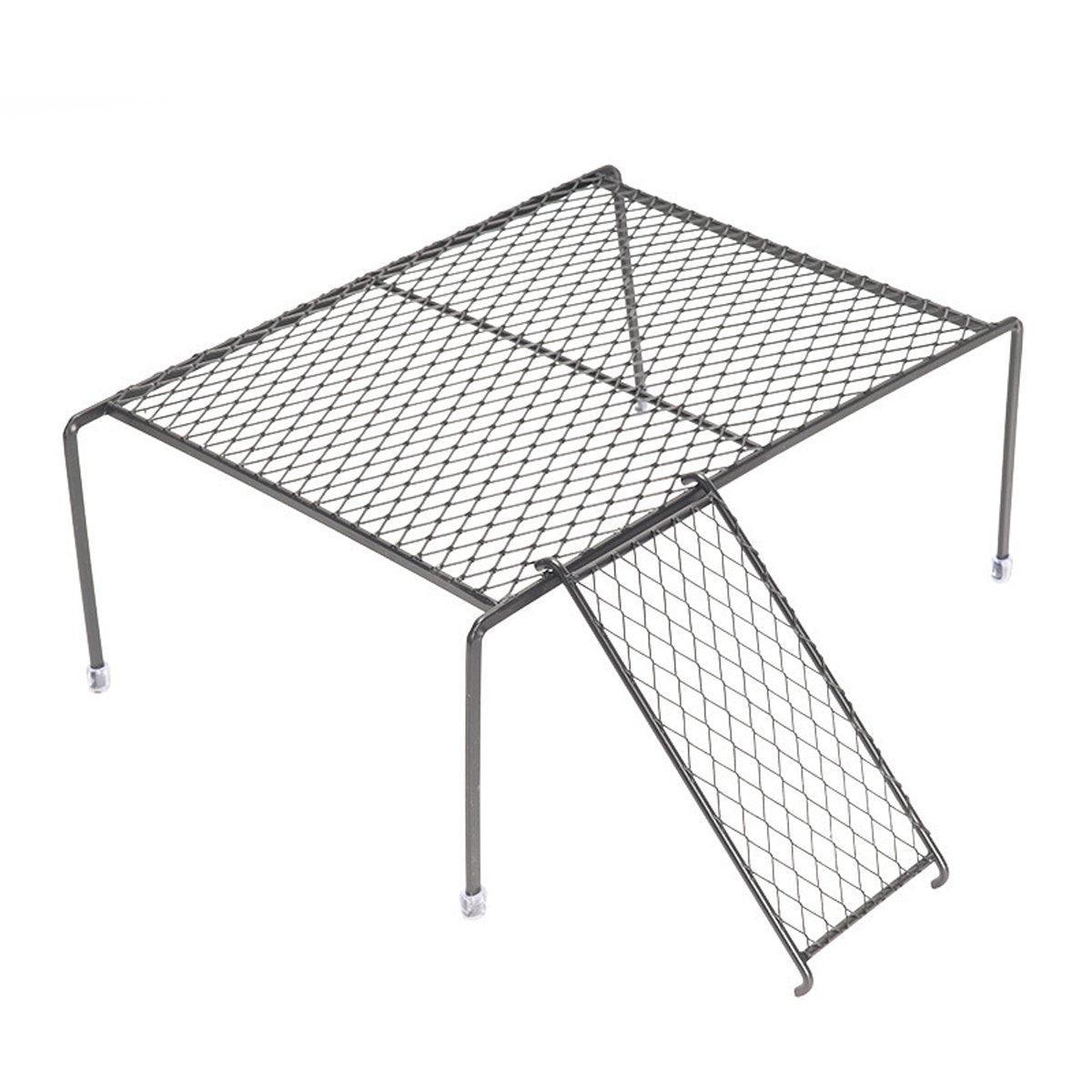 Premium Metal Chicken Feeding Ladder Grid Platform - White S