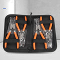 Premium 4 Piece 7 Inch Circlip Plier Set with Storage Wallet