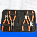 Premium 4 Piece 7 Inch Circlip Plier Set with Storage Wallet