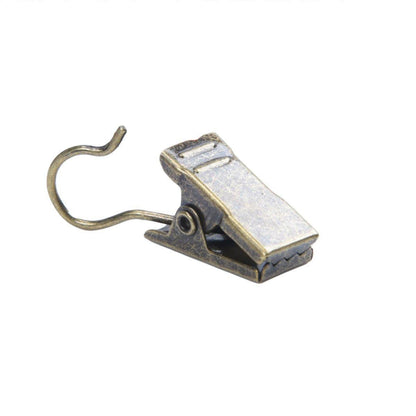 50PCS Stainless Steel Curtain Clip Hooks - Durable Shower Accessories