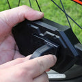 Premium Bicycle Chain Cleaner Tool with 360° Rotating Brushes & Magnetic Base - Black