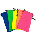 Premium 20 Pack Soft Eyeglasses Pouch and Cleaning Cloth Bags