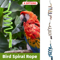 Premium Spiral Bird Climbing Rope Toy - Gradient Colour 150cm