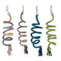 Premium Spiral Bird Climbing Rope Toy - Gradient Colour 150cm