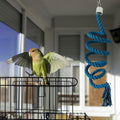 Premium Spiral Bird Climbing Rope Toy - Gradient Colour 150cm