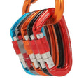 Premium Black 25KN Screwgate Locking Aluminium D Ring Climbing Carabiner 101x58mm