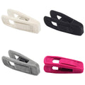 Premium Velvet Flocking Hanger Clips – Rose Red 20 Pack