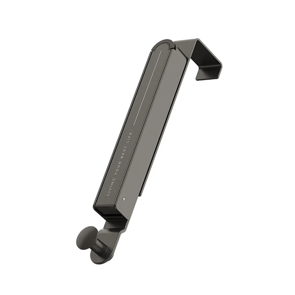 Premium Grey Folding Behind Door Hook Hanger Clothes Hat Wall Organiser
