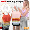 Premium 8-Tier Stainless Steel Clothes Hangers – 2 Pack