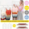 Premium 8-Tier Stainless Steel Clothes Hangers – 2 Pack