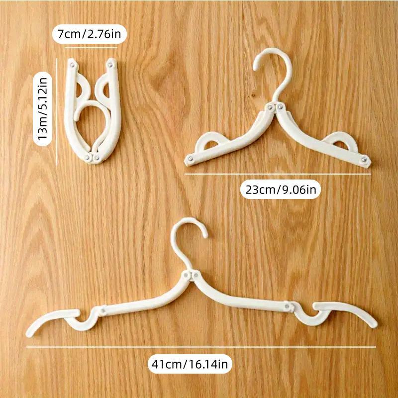 Premium Portable Folding Clothes Hangers – Blue 8 Pack with Storage Bag