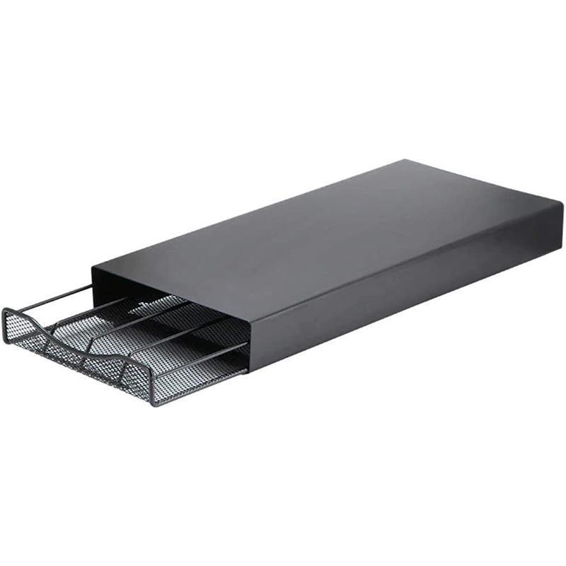 Nespresso Coffee Pod Holder Drawer - 40 Capsules Storage Rack, 37.5×17.5×4.5 cm - SuperSaverAU - view 1