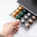 Coffee Capsule Drawer Holder for 40 Nespresso Pods - Non-Slip Rack
