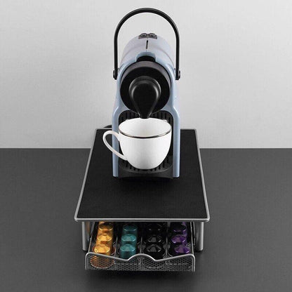 Coffee Capsule Drawer Holder for 40 Nespresso Pods - Non-Slip Rack