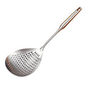 Premium 304 Stainless Steel Colander Strainer Spoon – Long Handle