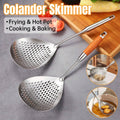 Premium 304 Stainless Steel Colander Strainer Spoon – Long Handle