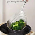 Premium 304 Stainless Steel Colander Strainer Spoon – Long Handle