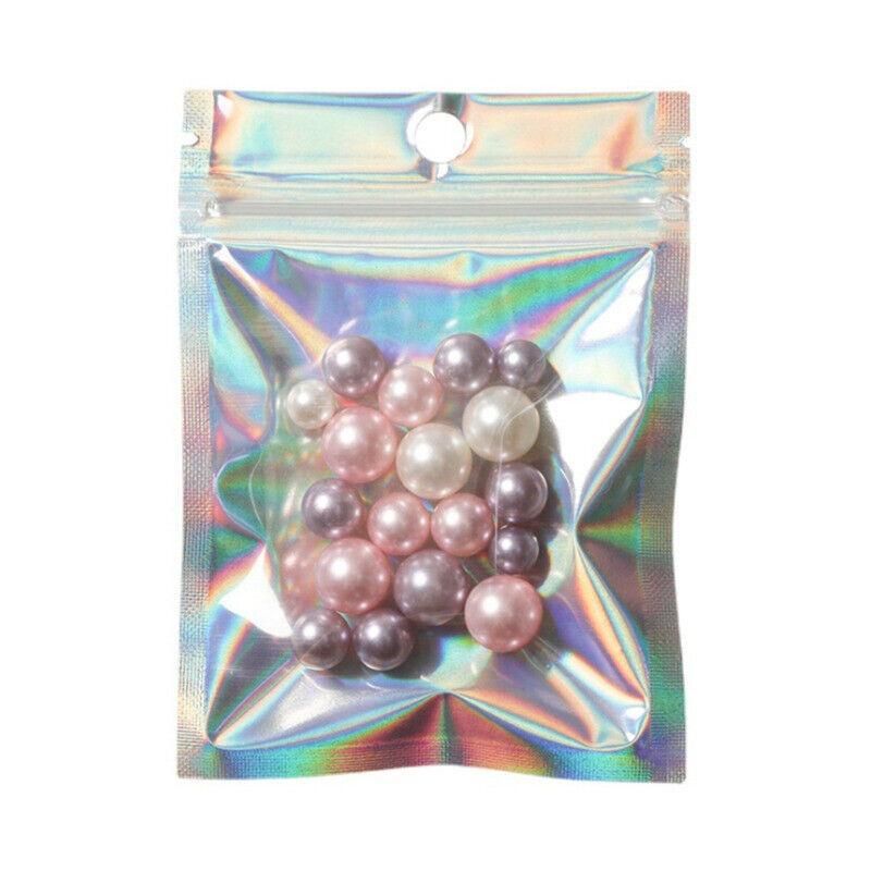 Premium Iridescent Resealable Zip Bags – 7 x 10cm, 200 Pack