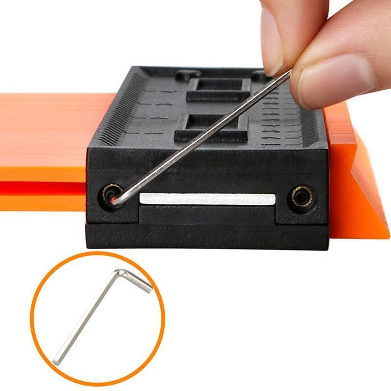 Premium Contour Gauge Duplicator with Locking Mechanism - 10 Inch