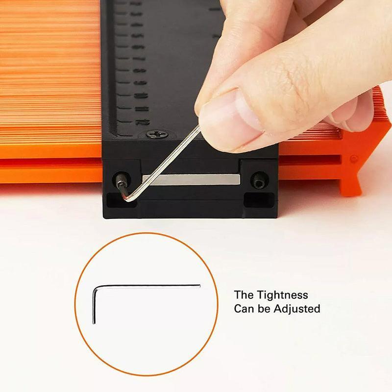 Premium Contour Gauge Duplicator with Locking Mechanism - 10 Inch