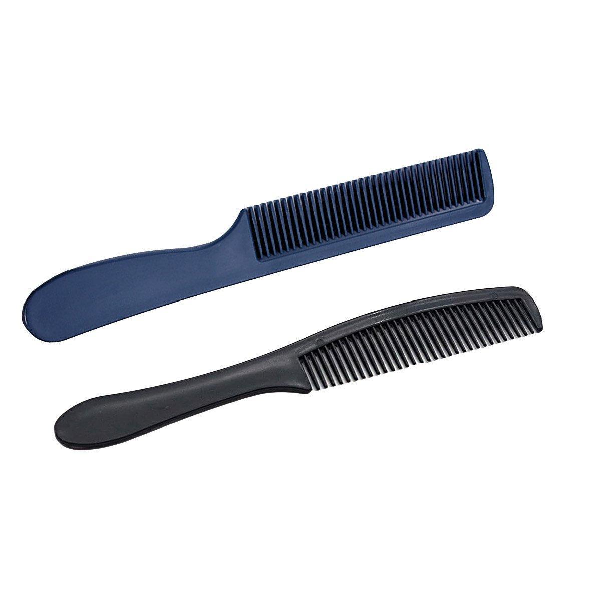 50PCS Individually Wrapped Combs - Black, 18cm, Ergonomic Handle for Hotels & Restaurants