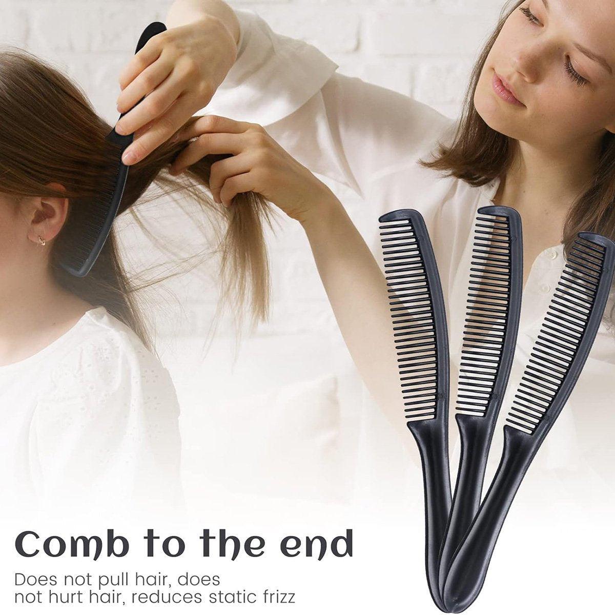 50PCS Individually Wrapped Combs - Black, 18cm, Ergonomic Handle for Hotels & Restaurants - SuperSaverAU - view 4