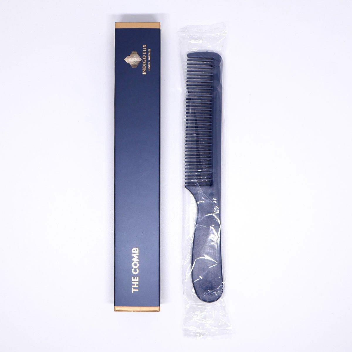50PCS Individually Wrapped Combs - Black, 18cm, Ergonomic Handle for Hotels & Restaurants