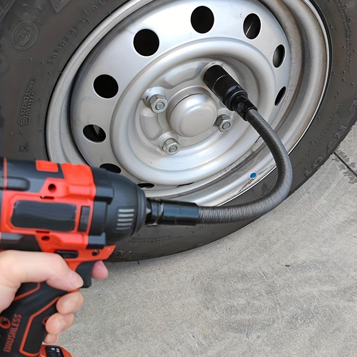 4-Piece Flexible Shaft Extension Rods for Wrenches