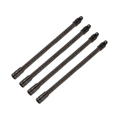 4-Piece Flexible Shaft Extension Rods for Wrenches