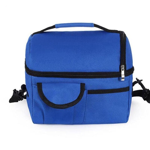 Premium Insulated Lunch Bag Cooler - Blue, 8L
