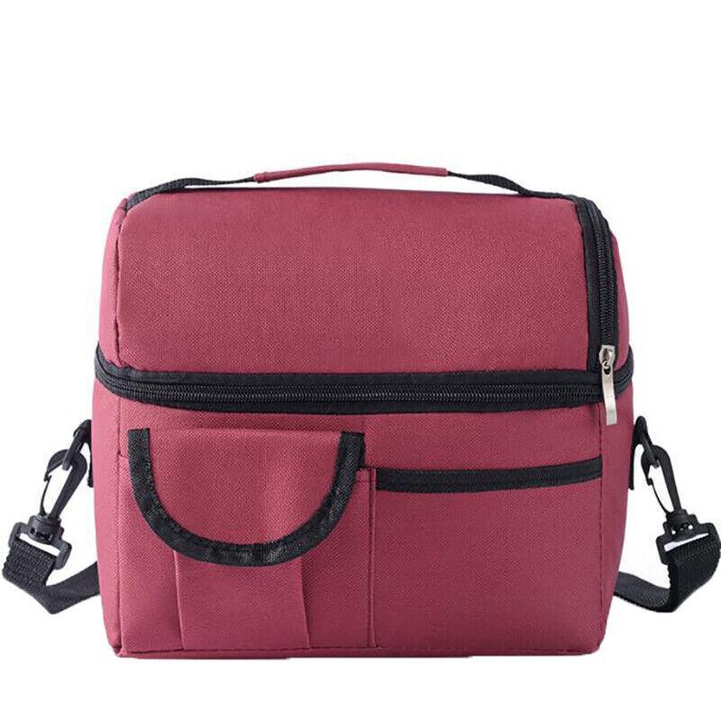 Premium Insulated Lunch Bag Cooler - Red, 8L