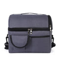 Premium Insulated Lunch Bag Cooler - Grey, 8L