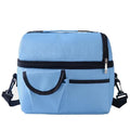 Premium Insulated Lunch Bag Cooler - Light Blue, 8L