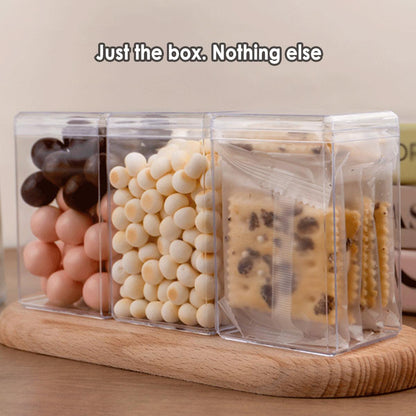 20pcs Transparent Biscuit Box Set - 5.5x9.5cm Cake Storage