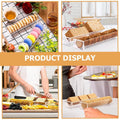 Premium Transparent Acrylic Biscuit Display Trays – 22 x 7cm, 2 Pack