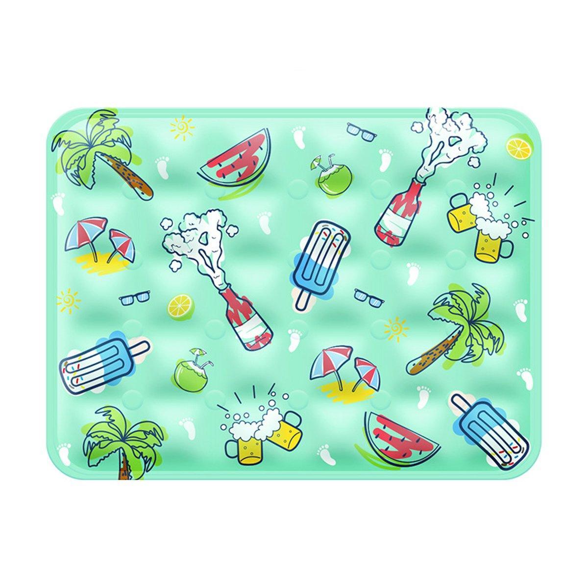 Cooling Ice Mat for Pets - Summer Dog and Cat Cooling Pad - Green - 60x90cm