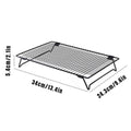 Premium Collapsible Black Mesh Cake Cooling Rack