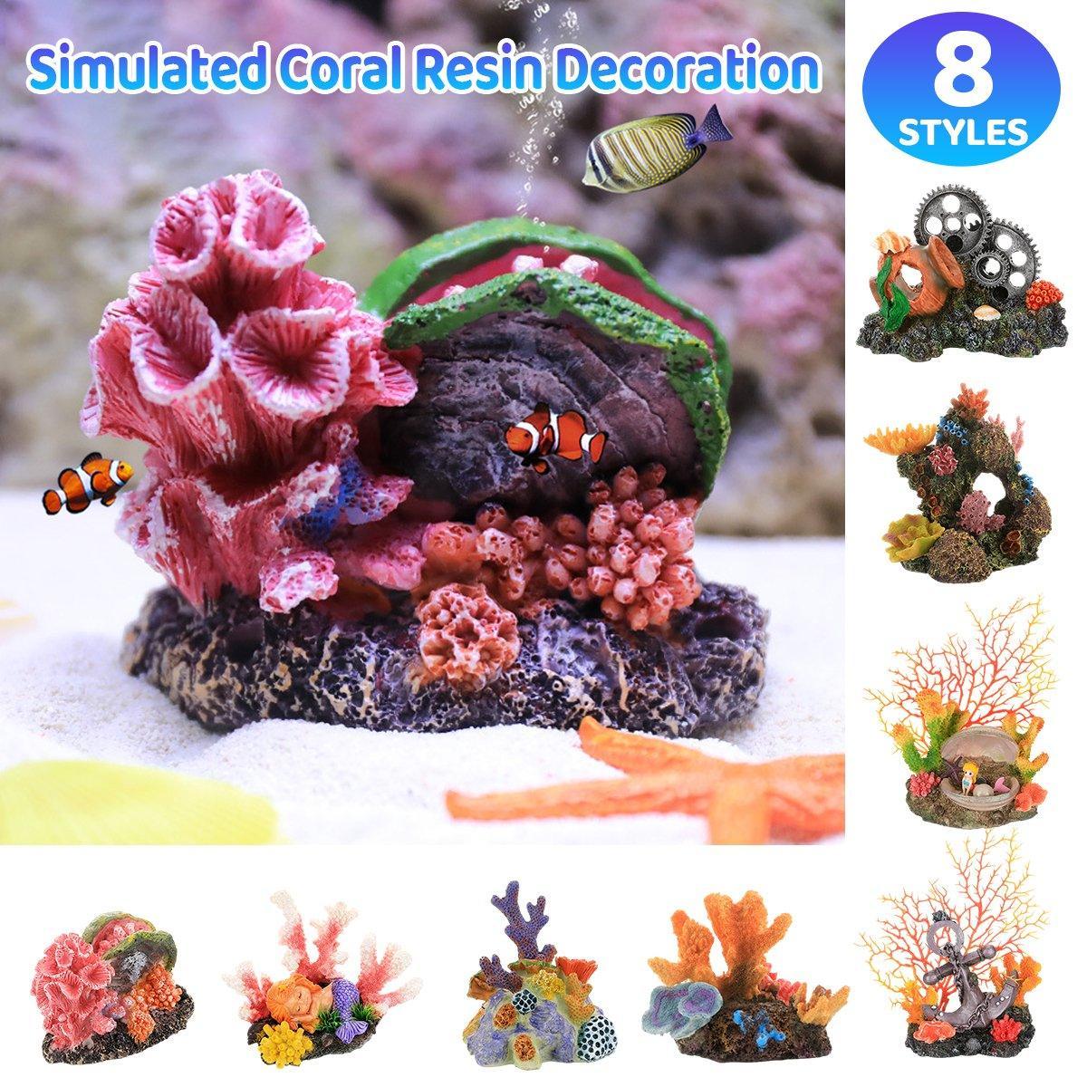 Simulation Coral Landscaping Decoration, Multicolour, 16.2cm x 15.5cm