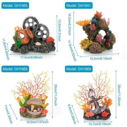 Simulation Coral Landscaping Decoration, Multicolour, 16.2cm x 15.5cm