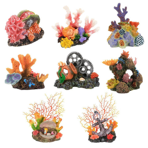 Simulation Coral Resin Decoration for Fish Tank, Multicolour, 29cm x 19.5cm - SuperSaverAU - view 2