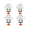 Premium 90° Right Angle Clamp Set – Closed Style 4 Pack