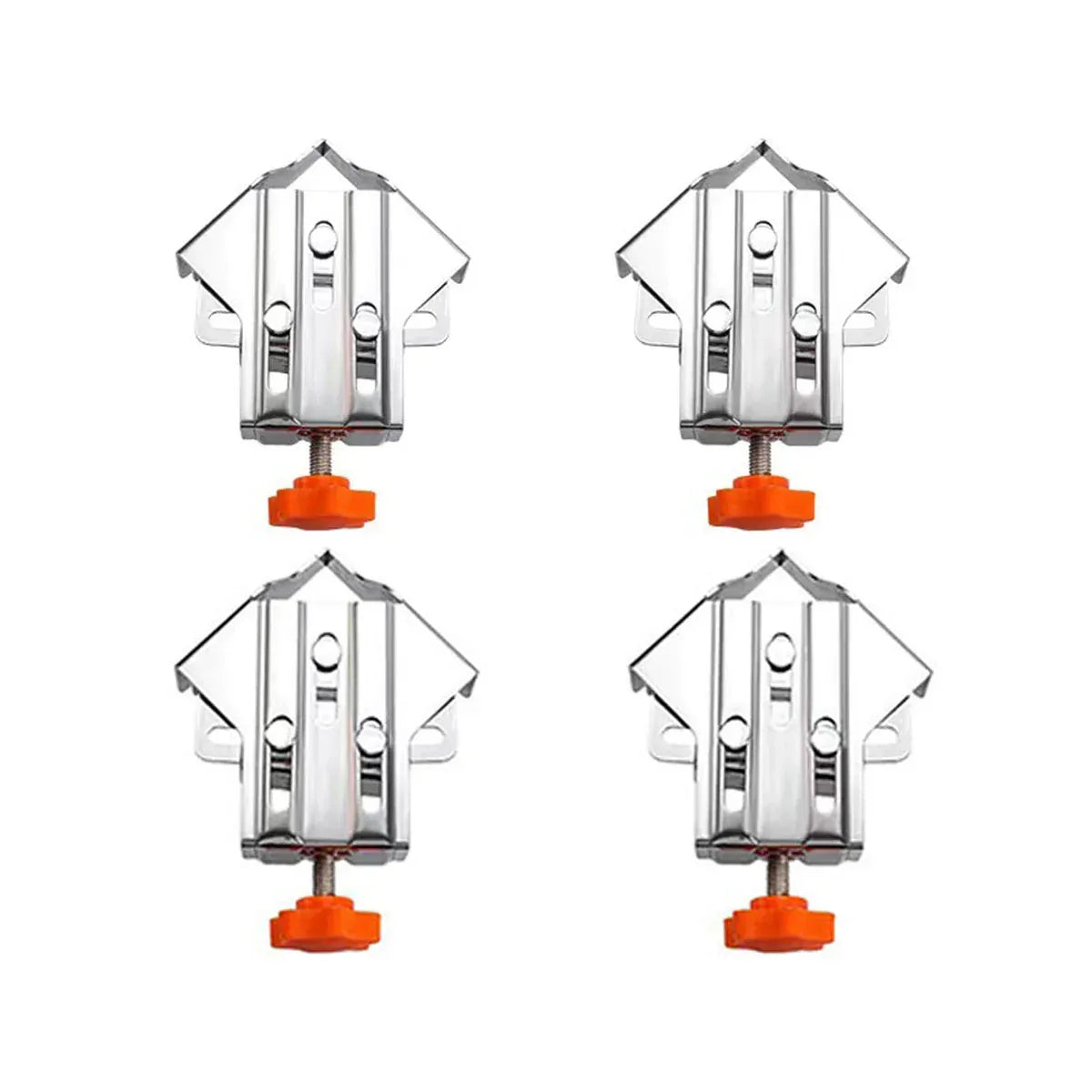 Premium 90° Right Angle Clamp Set – Closed Style 4 Pack