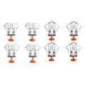 Premium 90° Right Angle Clamp Set – Closed Style 4 Pack