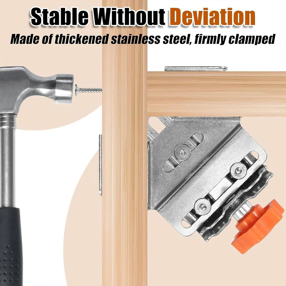 Premium 90° Right Angle Clamp Set – Closed Style 4 Pack