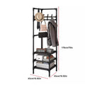 70-Inch Floor Standing Corner Coat Rack - Multifunctional Storage Organizer - SuperSaverAU - view 3