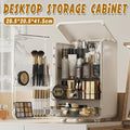Premium Large Capacity Makeup Organiser with Magnetic Lid